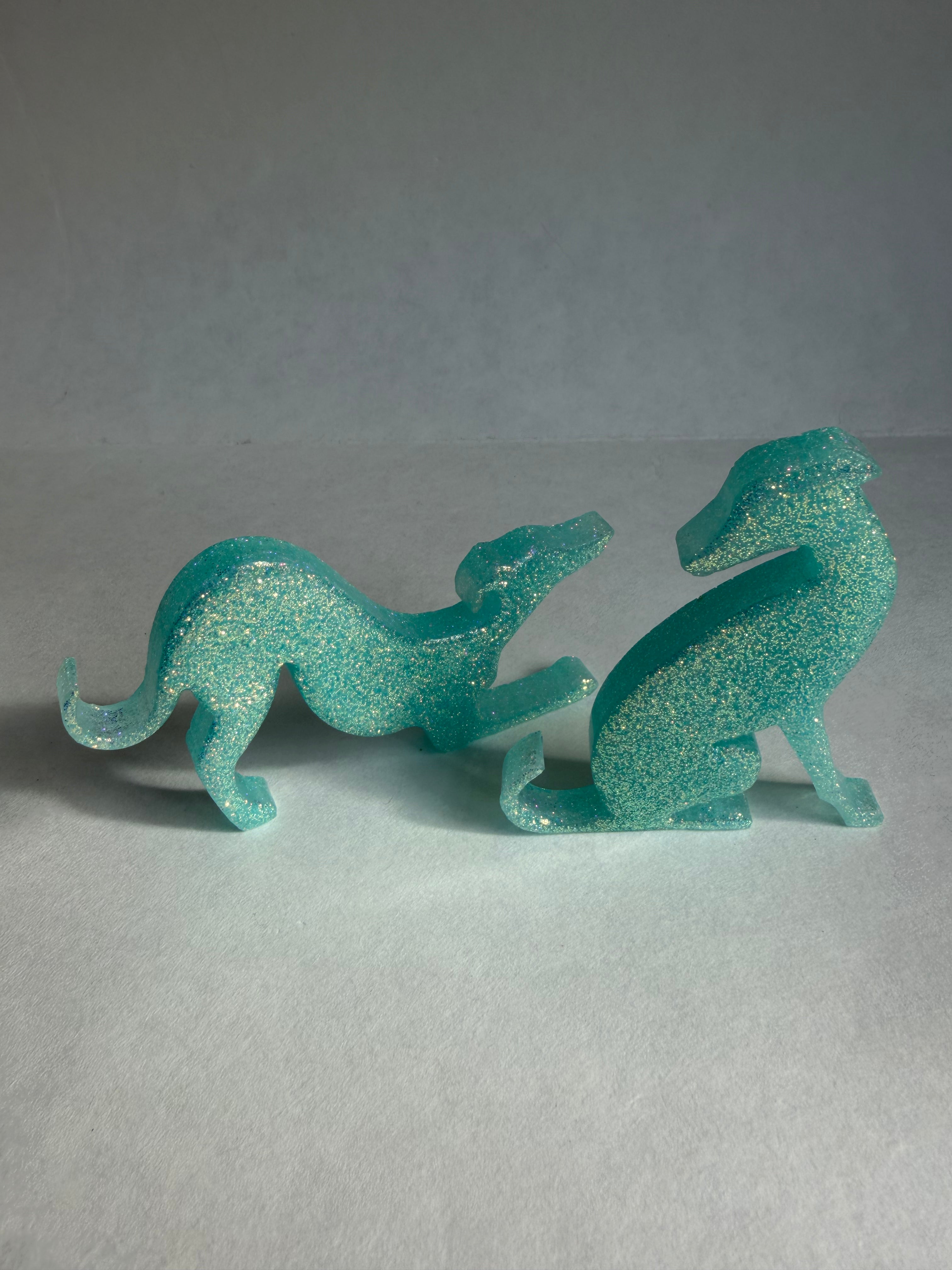 Resin Greyhounds Set