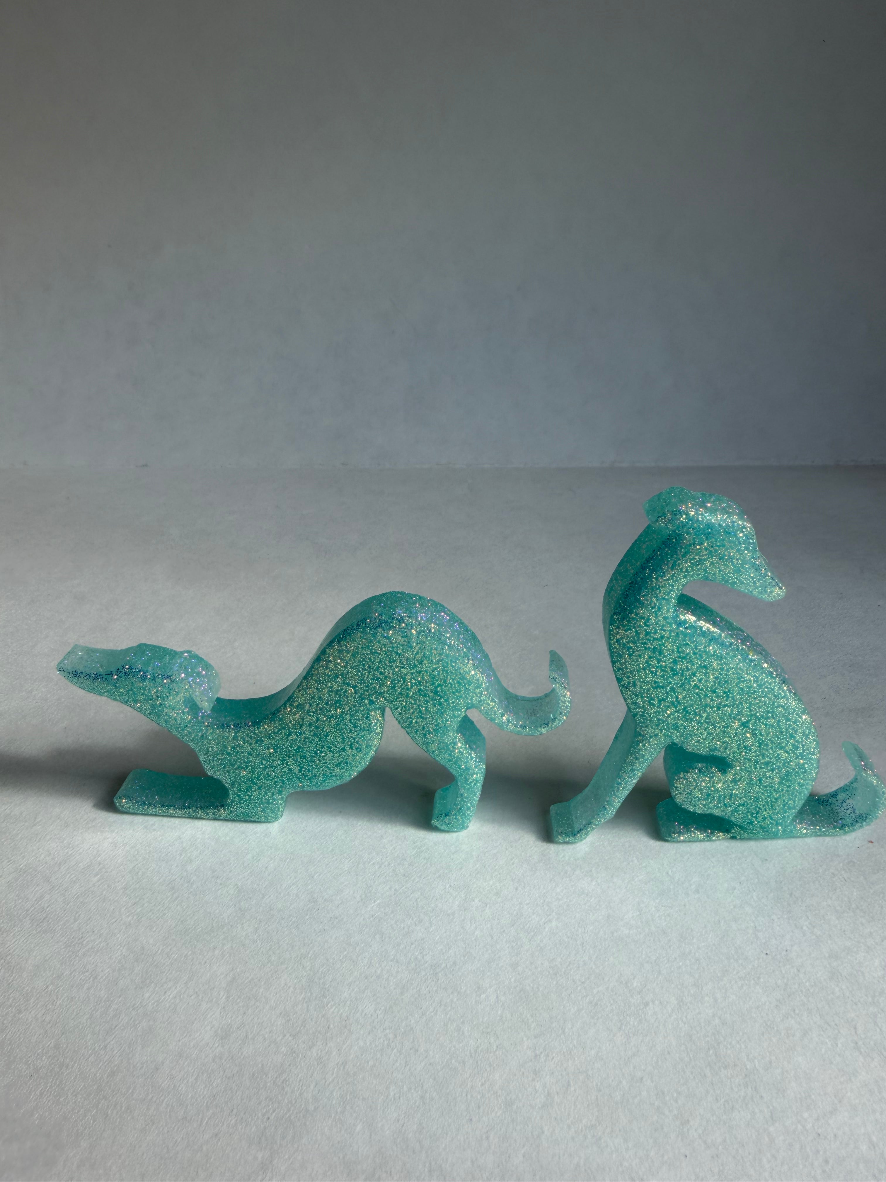 Resin Greyhounds Set