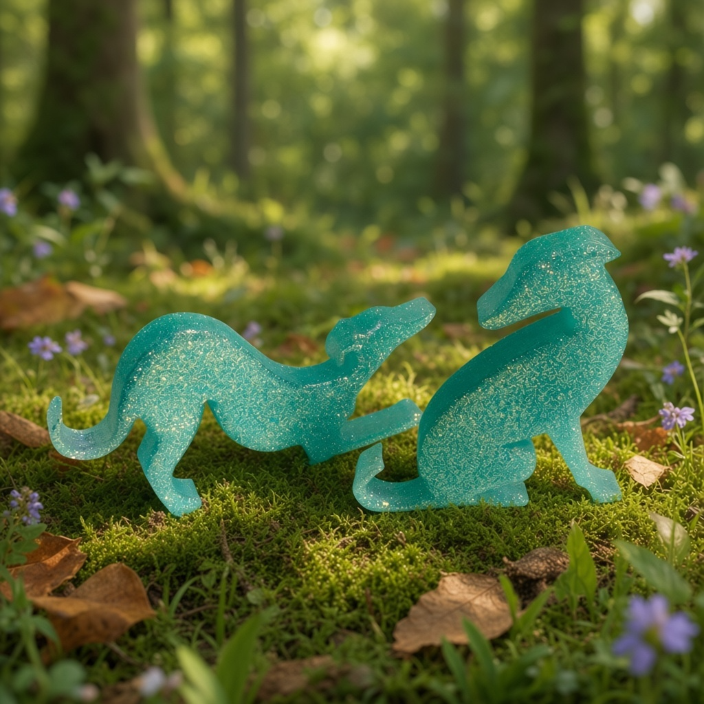 Resin Greyhounds Set