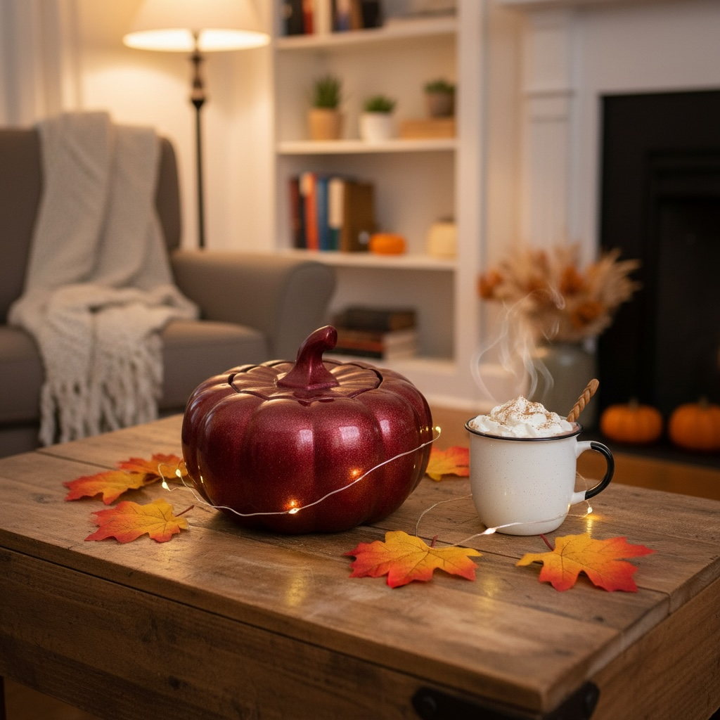 Resin Pumpkin Pot